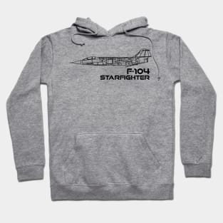 Lockheed F-104 Starfighter Hoodie